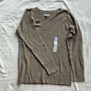 Extra soft sweater light size S tan
